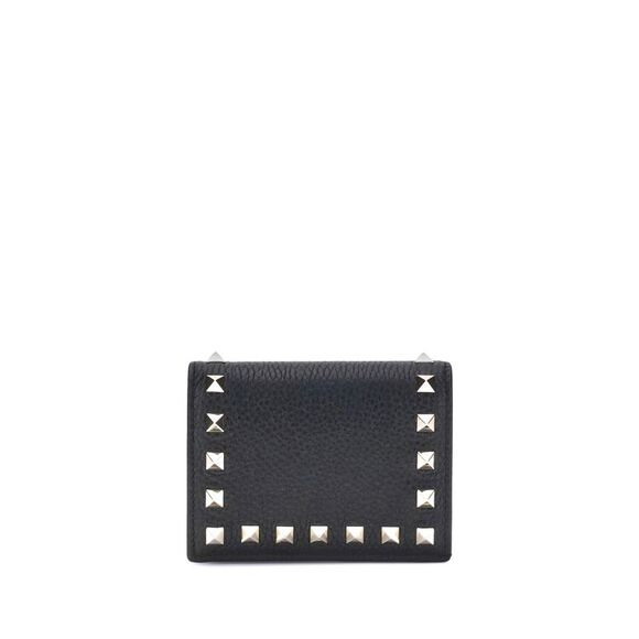 Valentino Garavani Women Rockstud Leather Wallet